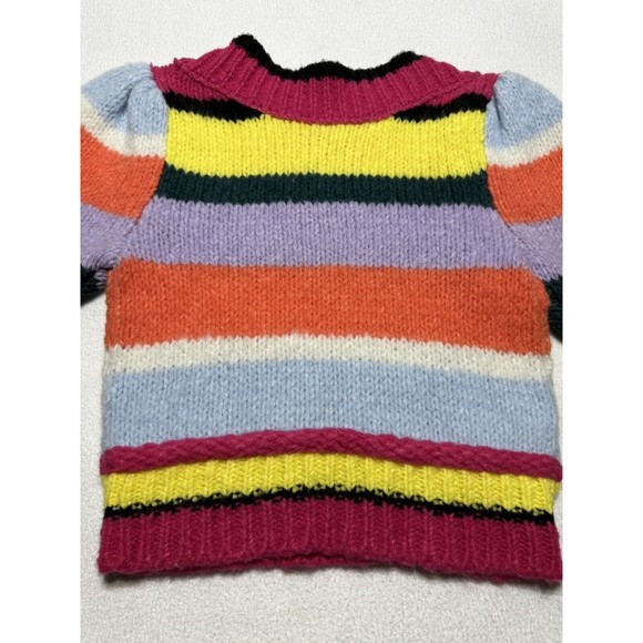 Free People Foxy Stripe Sweater Pullover - Size XS Wool Blend Extra Small EUC - Picture 3 of 13